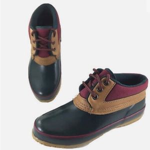 GH Bass Womens Calgary Boots Duck Rain Sz 6 Rubber Waterproof Green Insulated